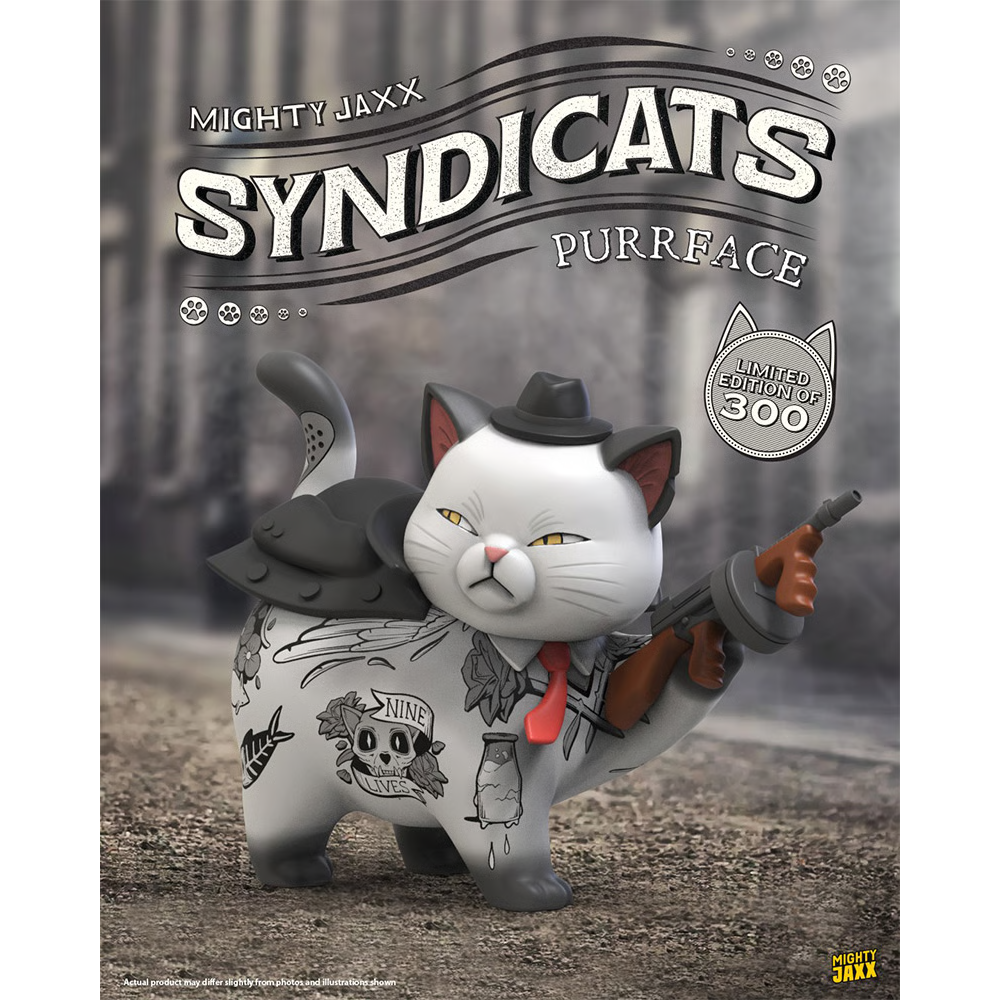 Mighty Jaxx: Syndicat - Purrface Vinyl Figure (ONLINE ORDER ONLY)