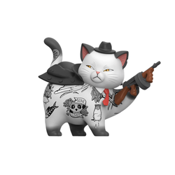 Mighty Jaxx: Syndicat - Purrface Vinyl Figure (ONLINE ORDER ONLY)
