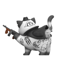 Mighty Jaxx: Syndicat - Purrface Vinyl Figure (ONLINE ORDER ONLY)