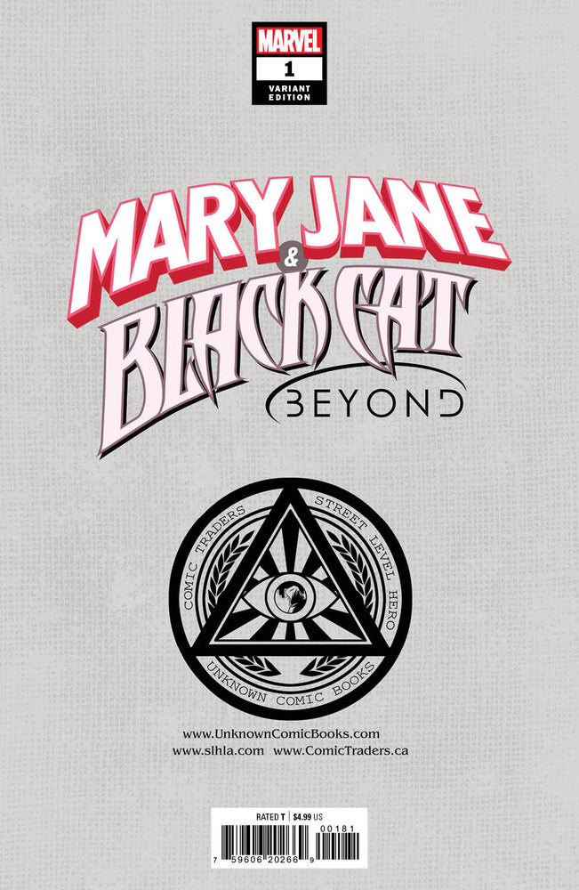 Mary Jane & Black Cat: Beyond 1 Unknown Comics Marco Turini Exclusive Var (01/26/2022) (Online Order Only)
