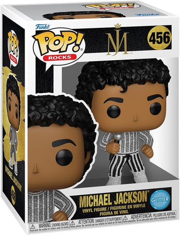 Michael Jackson Rock With You Glitter Funko Pop! Vinyl Figure #456 with Funko Protector (Online Order Only)