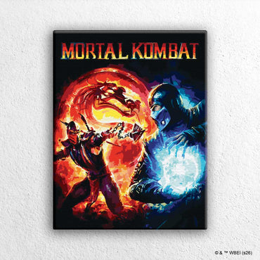 Mortal Kombat  - Paint By Numbers Kit (ONLINE ORDER ONLY)