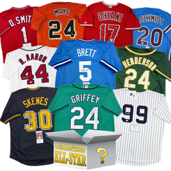 All-Star Autographed/Signed Baseball Jersey Mystery Box with PSA JSA or Beckett COA