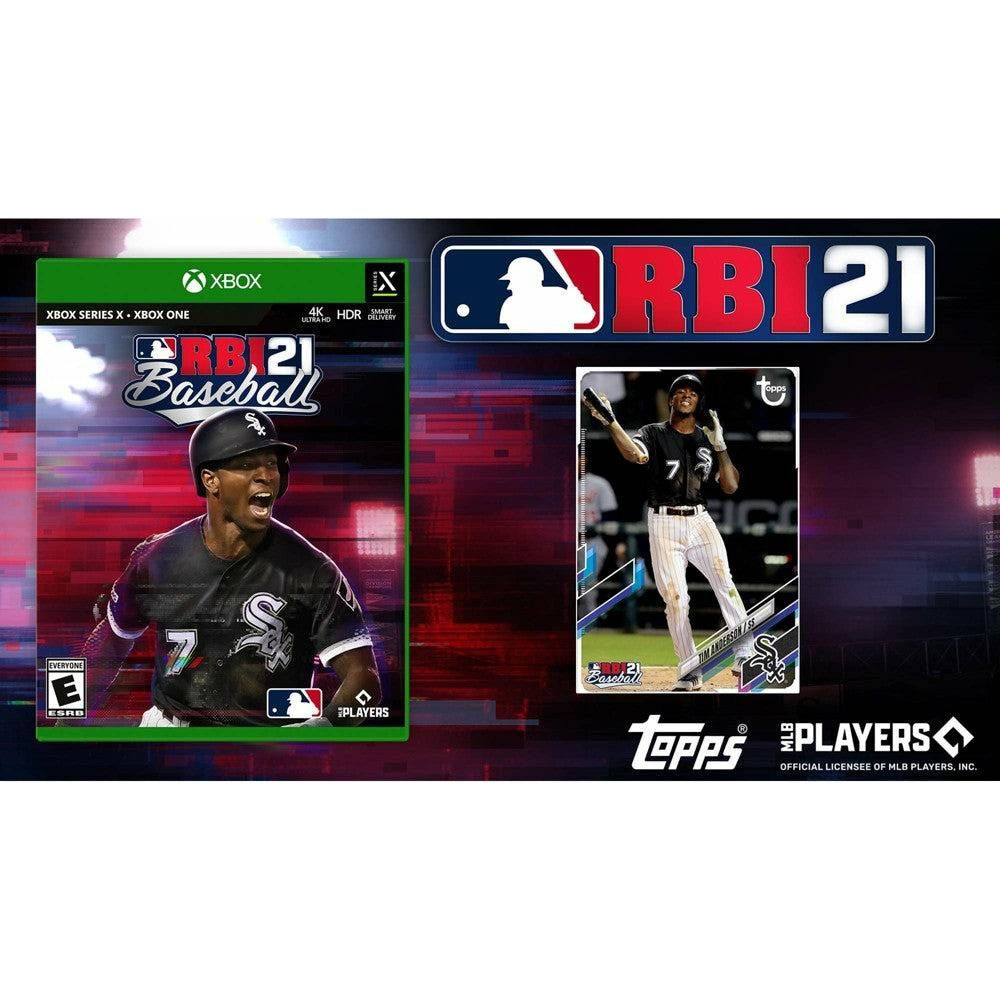 MLB RBI Baseball 21 with Bonus Topps Foil Card, Major League Baseball - Xbox One (Online Order Only)