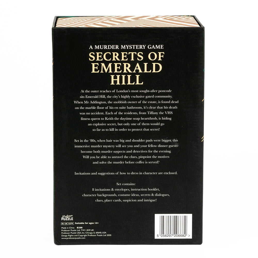 A Murder Mystery Game: Secrets of Emerald Hill (ONLINE ORDER ONLY)
