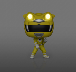 Mighty Morphin Power Rangers: The Movie Yellow Ranger Glow-in-the-Dark Funko Pop! Vinyl Figure #1781 with Funko Protector (Online Order Only)