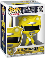 Mighty Morphin Power Rangers: The Movie Yellow Ranger Glow-in-the-Dark Funko Pop! Vinyl Figure #1781 with Funko Protector (Online Order Only)