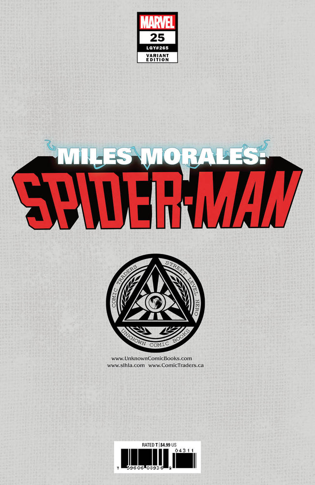 Miles Morales Spider-Man #25 Unknown Comics Tyler Kirkham Exclusive Var (04/28/2021) (Online Order Only)