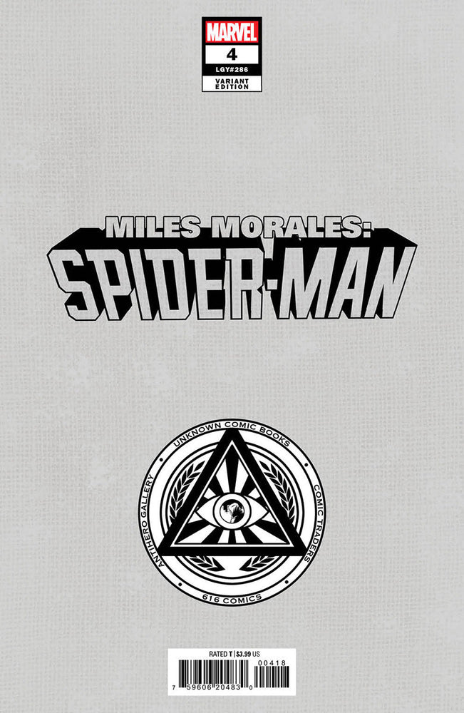 MILES MORALES: SPIDER-MAN #4 UNKNOWN COMICS TYLER KIRKHAM EXCLUSIVE VAR (03/15/2023) (Online Order Only)