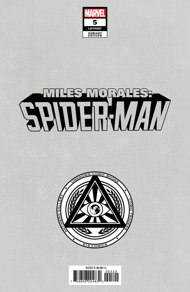 Miles Morales: Spider-Man #5 Unknown Comics Tyler Kirkham Exclusive Var (04/12/2023) (Online Only)
