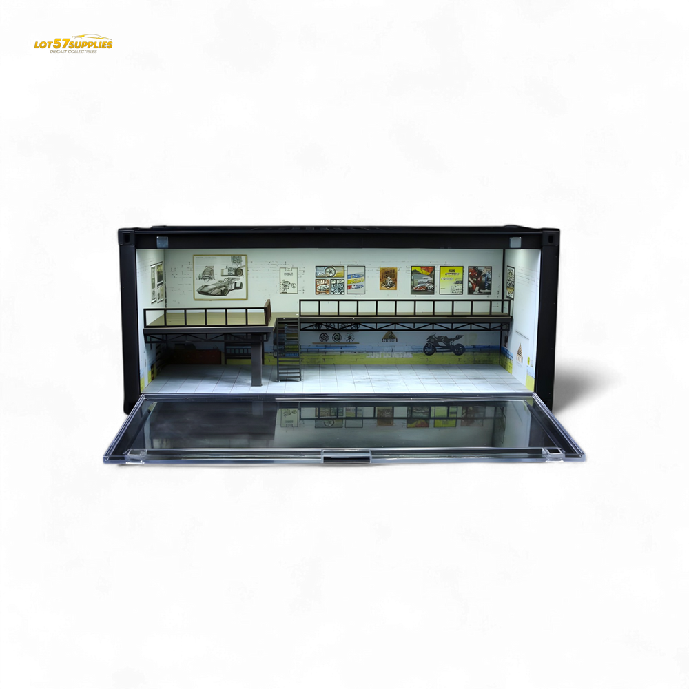 MoreArt CONTAINER REPAIR SHOP SCENE MO400207 Version B 1:64 (ONLINE ORDER ONLY)