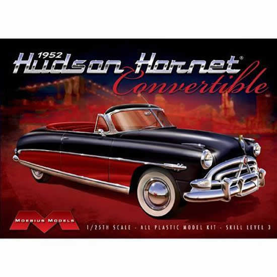 MOE1204 1952 Hudson Hornet Convertible 1/25 Scale Plastic Model Kit  Moebius Models (ONLINE ORDER ONLY)