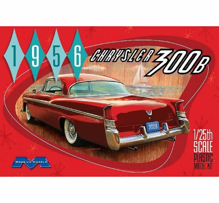 MOE1207 1956 Chrysler 300B 1/25 Scale Plastic Model Kit  Moebius Models (ONLINE ORDER ONLY)