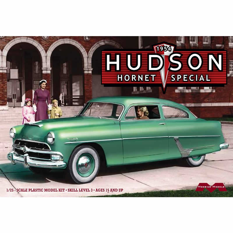 MOE1214 1954 Hudson Hornet Special 1/25 Scale Plastic Model Kit Moebius (ONLINE ORDER ONLY)