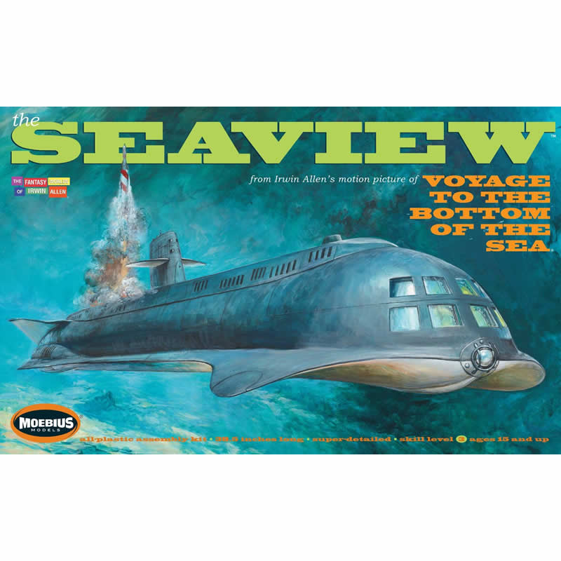 MOE708 Seaview Submarine 8 Window 39 Inch Plastic Model Kit Moebius (ONLINE ORDER ONLY)