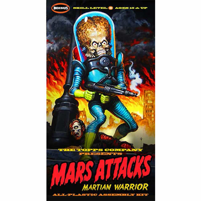 MOE936 Mars Attacks Martian Warrior 1/8 Scale Plastic Model Kit  Moebius Models (ONLINE ORDER ONLY)