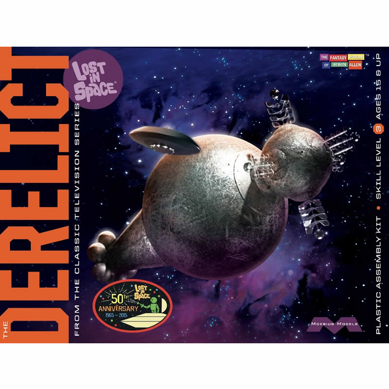 MOE965 Lost In Space Derelict 1/350 Scale Plastic Model Kit Moebius (ONLINE ORDER ONLY)