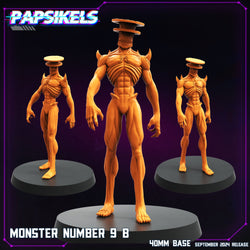 3D Printed Papsikels Monster Number 9 Set SEPTEMBER 2024 CYBERPUNK 28mm 32mm (Online Only)