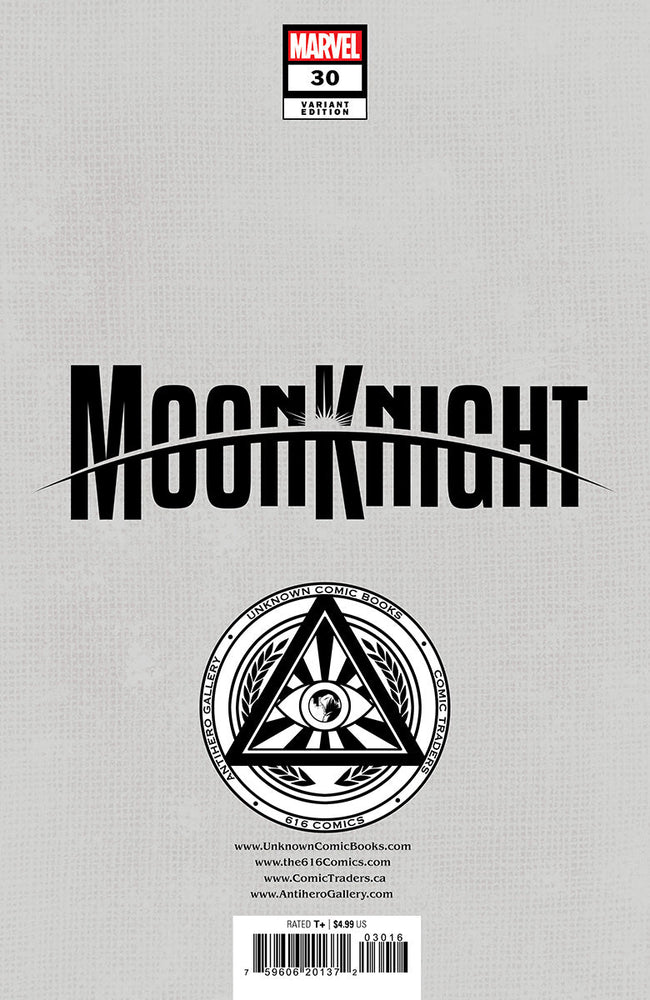 Moon Knight #30 Unknown Comics Tyler Kirkham Exclusive Virgin Var (12/13/2023) (Online Only)
