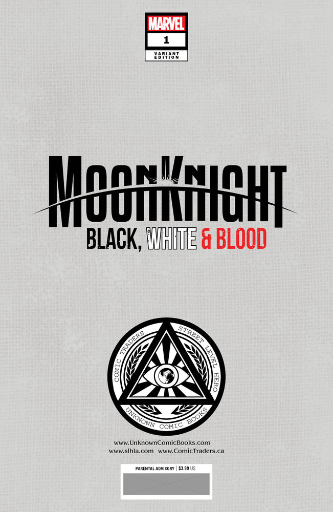 Moon Knight: Black, White & Blood 1 Unknown Comics Creees Exclusive Var (05/11/2022) (Online Only)