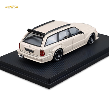 (Pre-Order) Mortal Mercedes-Benz S124 - Milk Tea Color 1:64 (ONLINE ORDER ONLY)