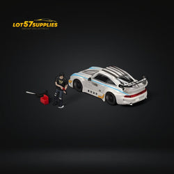 Star Model Porsche RWB 993 Motozolo Grey With Figure 1:64 (ONLINE ORDER ONLY)
