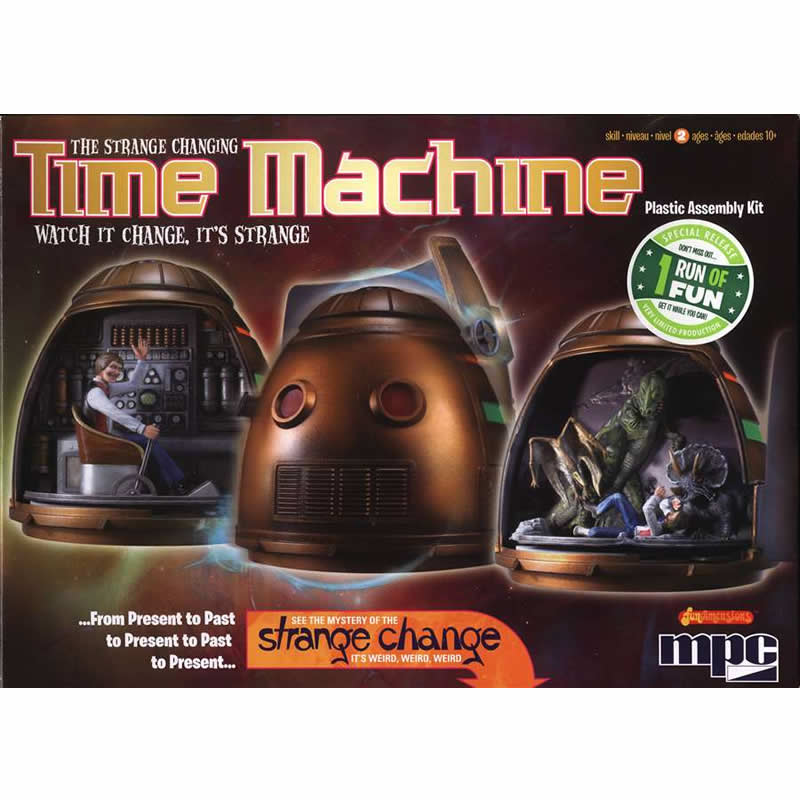 MPC76212 Strange Changing Time Machine 1/16 Scale Plastic Model Kit MPC (ONLINE ORDER ONLY)