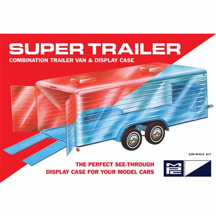 MPC909 Display Case Trailer 1/25 Scale Plastic Model Kit MPC Models (ONLINE ORDER ONLY)