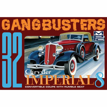 MPC92612 Gangbusters 1932 Chrysler Imperial 1/25 Scale Plastic Model Kit (ONLINE ORDER ONLY)