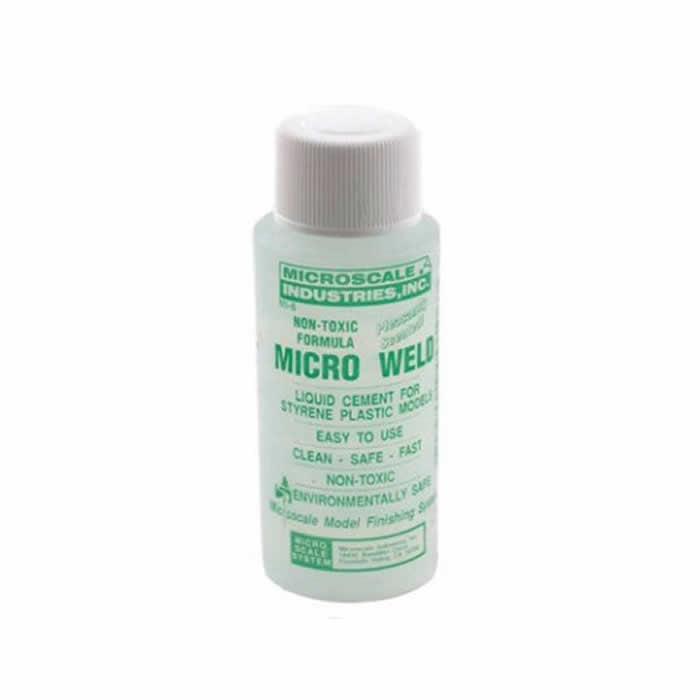 MSM6 Micro Weld Liquid Glue 1oz Bottle Microscale Models (ONLINE ORDER ONLY)