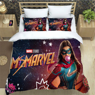 MS MARVEL Bedding Set Pattern Quilt Cover Without Filler (Online Order Only)