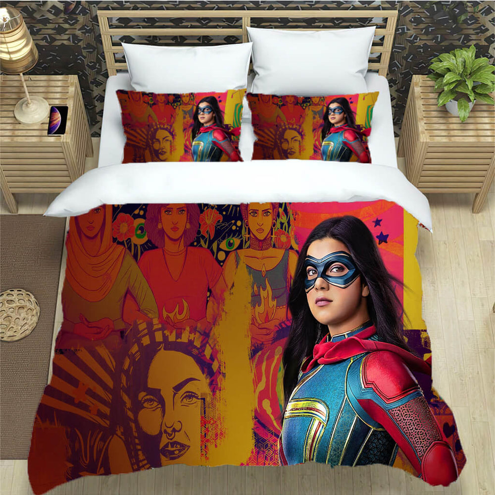 MS MARVEL Bedding Set Pattern Quilt Cover Without Filler (Online Order Only)