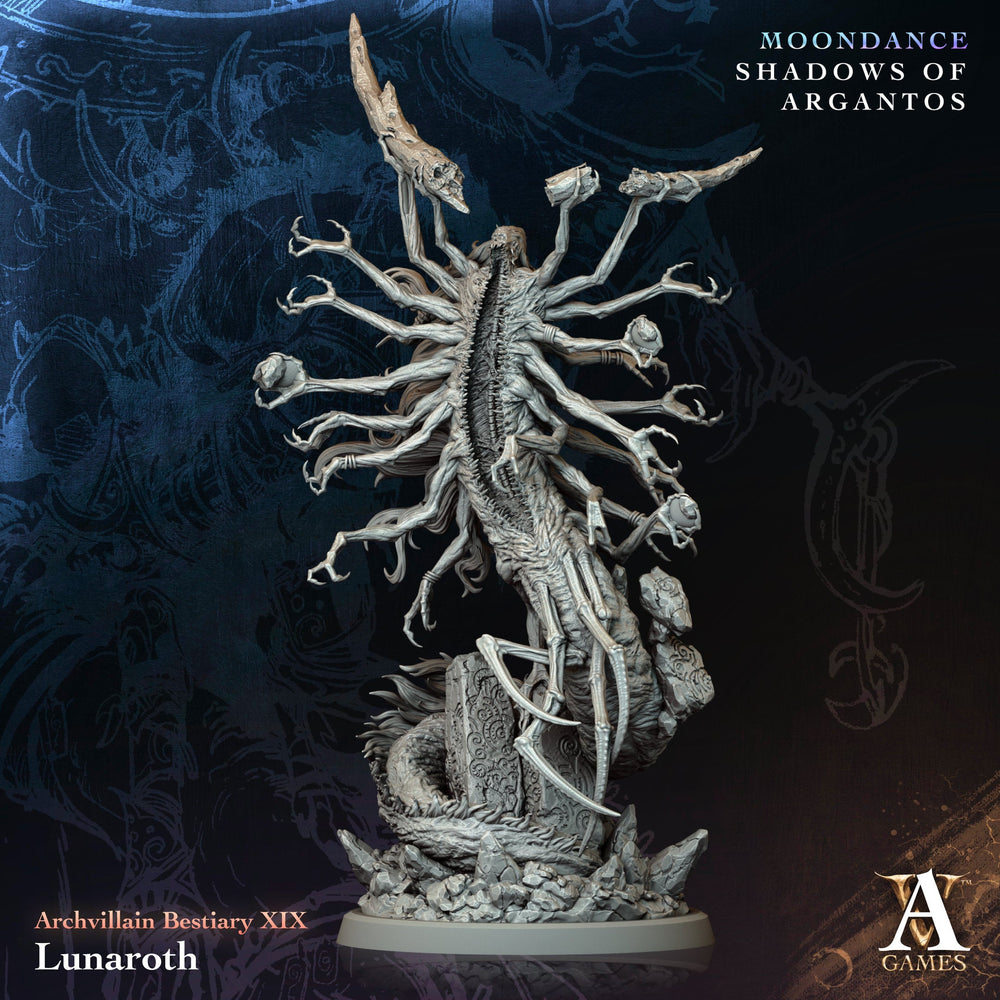 3D Printed Archvillain Games Lunaroth Archvillain Bestiary Vol XLV 28 32mm D&D (Online Only)