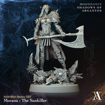 3D Printed Archvillain Games Morana The Sunkiller Archvillain Society Vol ΧIX 28 32mm D&D (Online Only)