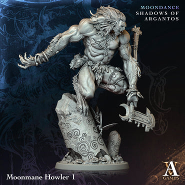 3D Printed Archvillain Games Moonmane Howler Moondance - Shadows of Argantos 28 32mm D&D (Online Only)