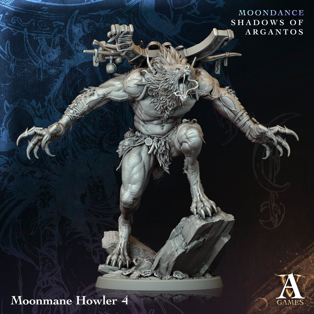3D Printed Archvillain Games Moonmane Howler Moondance - Shadows of Argantos 28 32mm D&D (Online Only)
