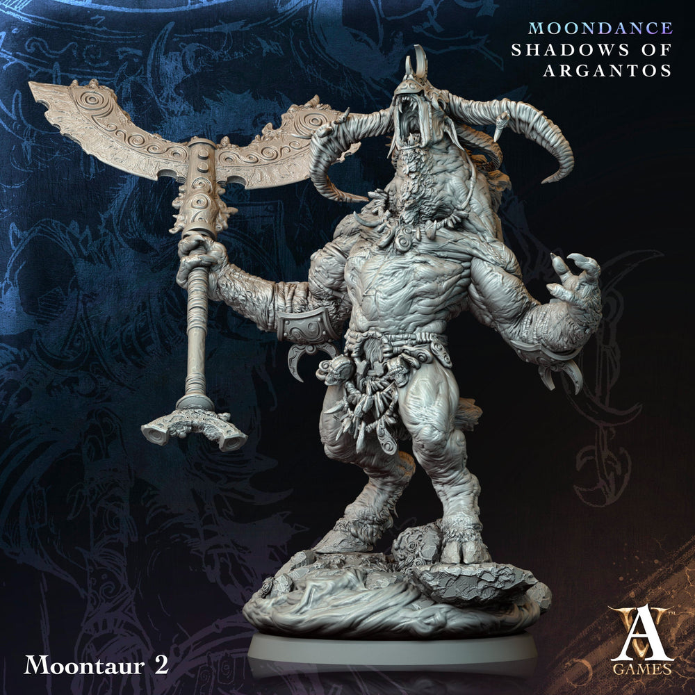 3D Printed Archvillain Games Moontaur Moondance - Shadows of Argantos 28 32mm D&D (Online Only)