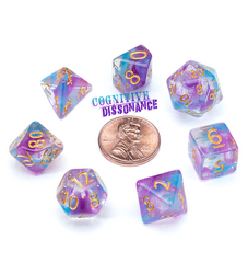 12mm Mighty Tiny Dice Set (7 Dice) (ONLINE ORDER ONLY)