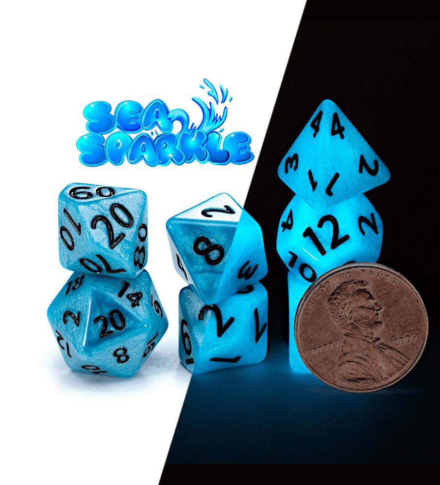 12mm Mighty Tiny Dice Set (7 Dice) (ONLINE ORDER ONLY)
