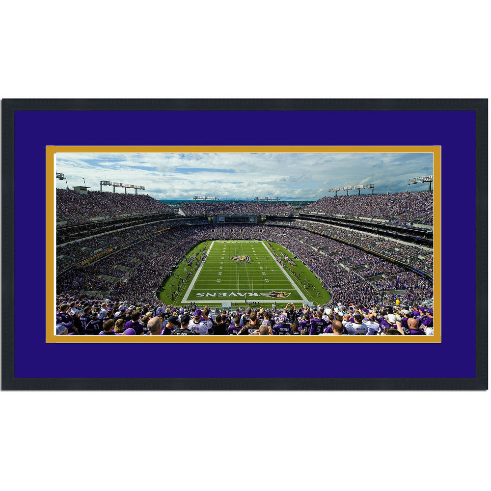 Framed MT&T Bank Stadium Baltimore Ravens 16x24 Football Photo Professionally Matted (ONLINE ORDER ONLY)