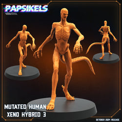 3D Printed Papsikels Mutated Human Xeno Hybrid Set October 2024 SciFi 28mm 32mm (Online Only)