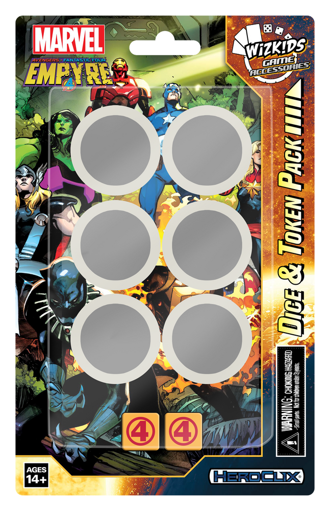 HeroClix: Avengers/Fantastic Four - Empyre - Dice and Token Pack (ONLINE ORDER ONLY)