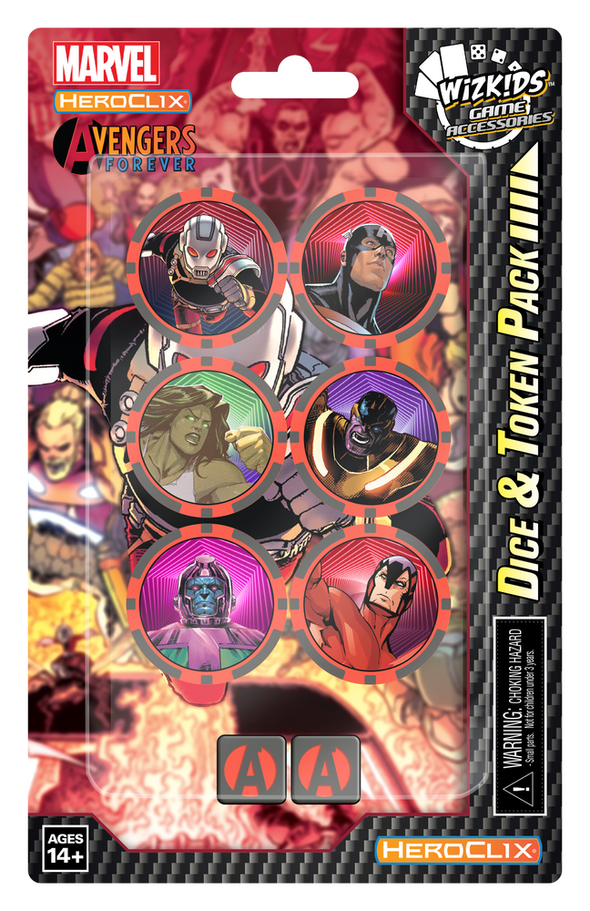 HeroClix: Avengers - Forever - Ant-Man Dice and Token Pack (ONLINE ORDER ONLY)