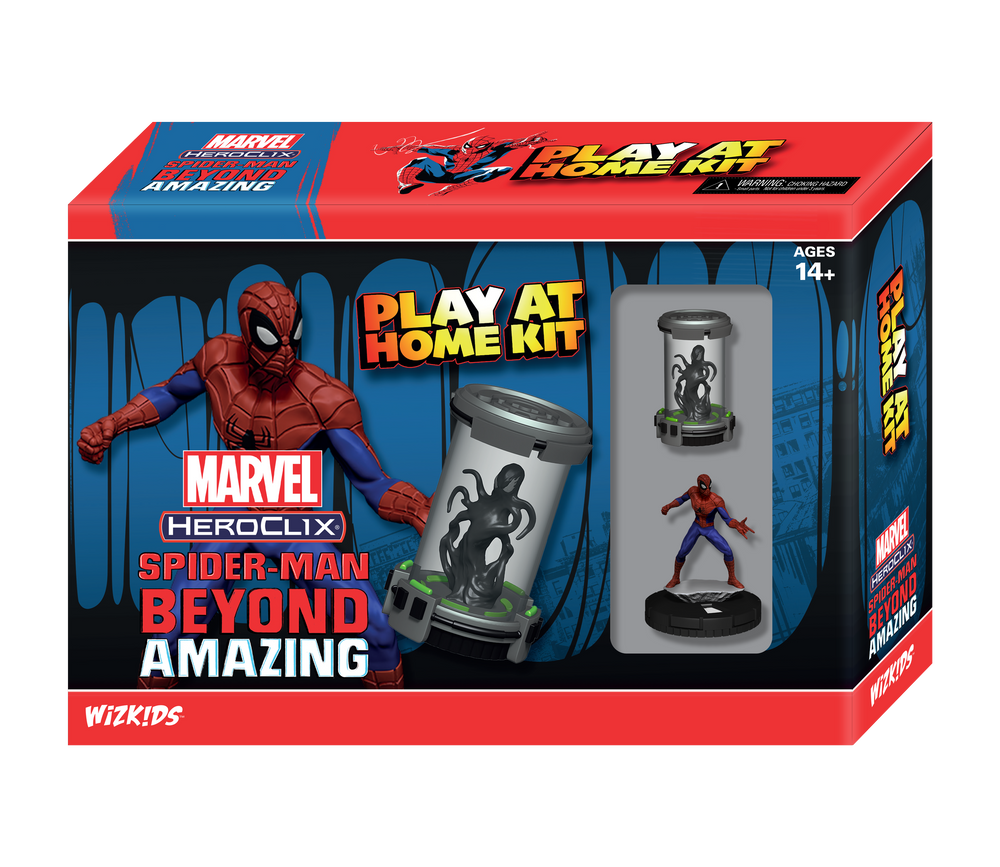 HeroClix: Marvel - Spider-Man Beyond Amazing - Play at Home Kit - Peter Parker (ONLINE ORDER ONLY)