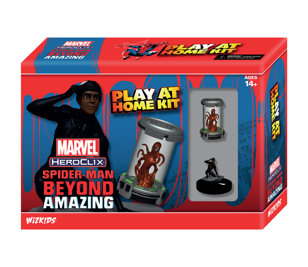 HeroClix: Marvel - Spider-Man Beyond Amazing - Play at Home Kit - Miles Morales (ONLINE ORDER ONLY)