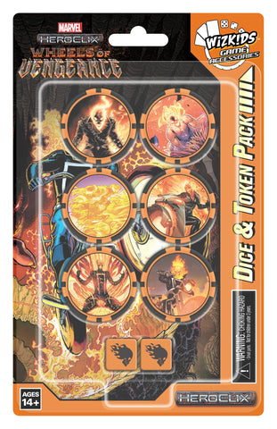 HeroClix: Wheels of Vengeance Dice and Token Pack (ONLINE ORDER ONLY)