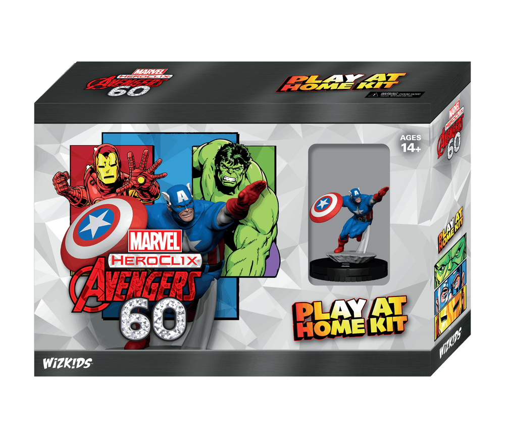 HeroClix: Avengers 60th Anniversary Play at Home Kit - Captain America (ONLINE ORDER ONLY)