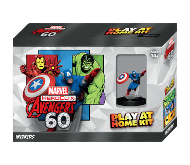 HeroClix: Avengers 60th Anniversary Play at Home Kit - Captain America (ONLINE ORDER ONLY)