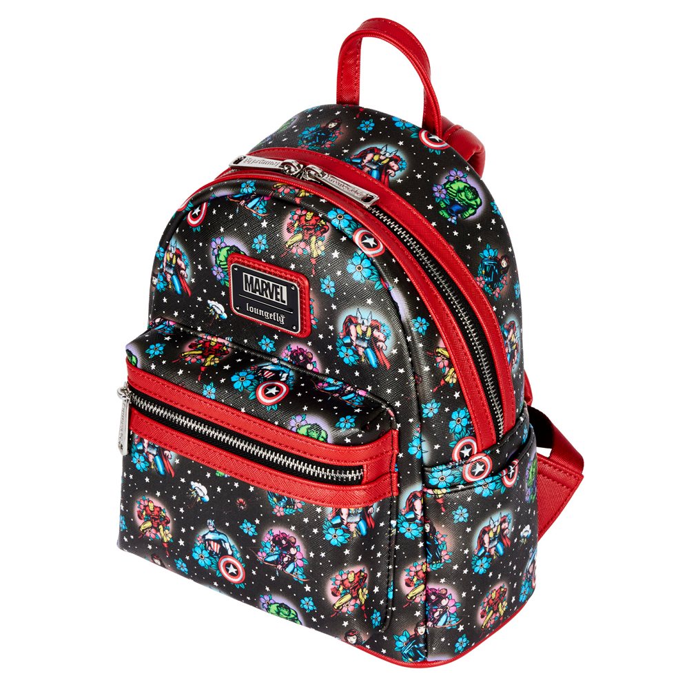 Loungefly: Marvel - Avengers Tattoo Mini Backpack (ONLINE ORDER ONLY)