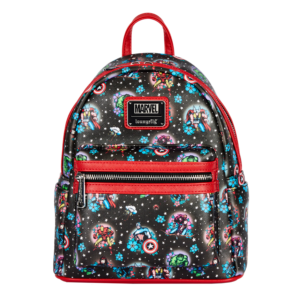 Loungefly: Marvel - Avengers Tattoo Mini Backpack (ONLINE ORDER ONLY)